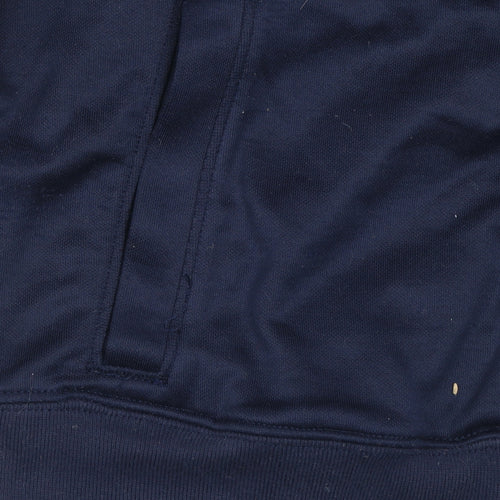 Abercrombie & Fitch Men's Blue XS Track Jacket Full Zip Cotton Blend