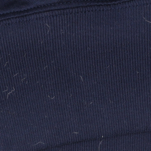 Abercrombie & Fitch Men's Blue XS Track Jacket Full Zip Cotton Blend