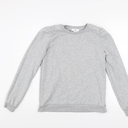 Et Women Grey Size 10 Pullover Sweatshirt Casual Lightweight