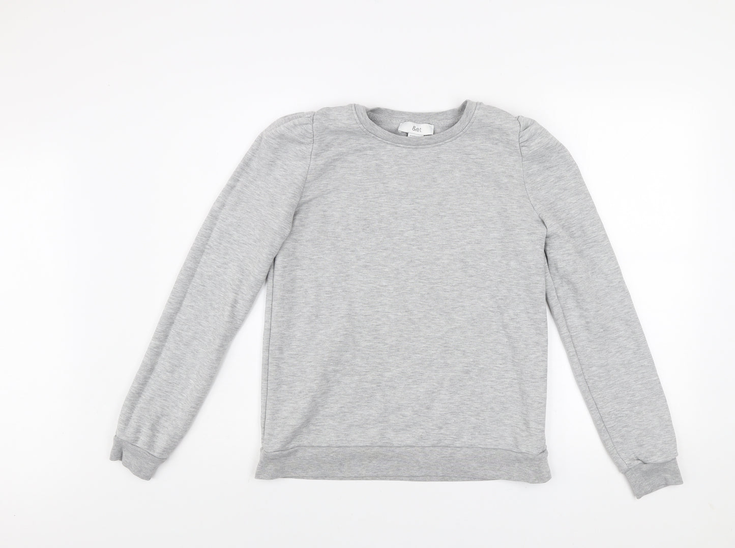 Et Women Grey Size 10 Pullover Sweatshirt Casual Lightweight