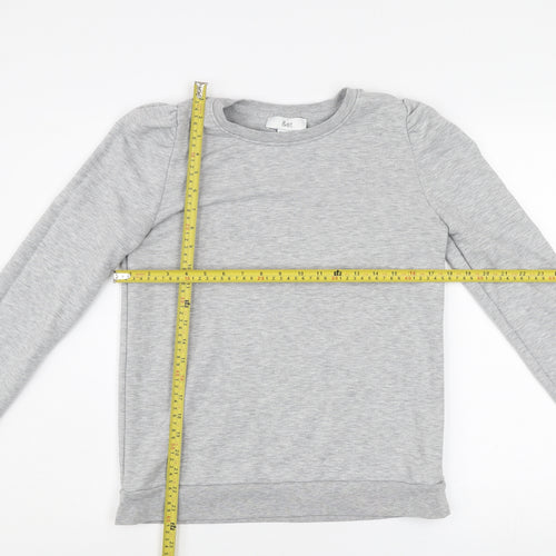 Et Women Grey Size 10 Pullover Sweatshirt Casual Lightweight