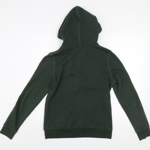 Clockhouse Men's Green Henley Hoodie Size S Casual Fleece Sweatshirt