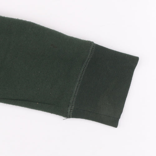 Clockhouse Men's Green Henley Hoodie Size S Casual Fleece Sweatshirt