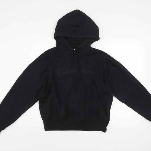 Champion Women's Black Medium Pullover Hoodie Sweatshirt