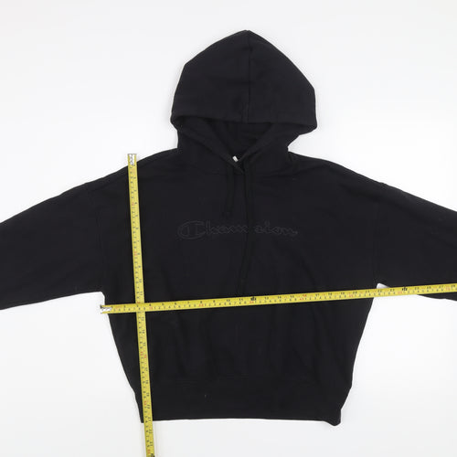 Champion Women's Black Medium Pullover Hoodie Sweatshirt