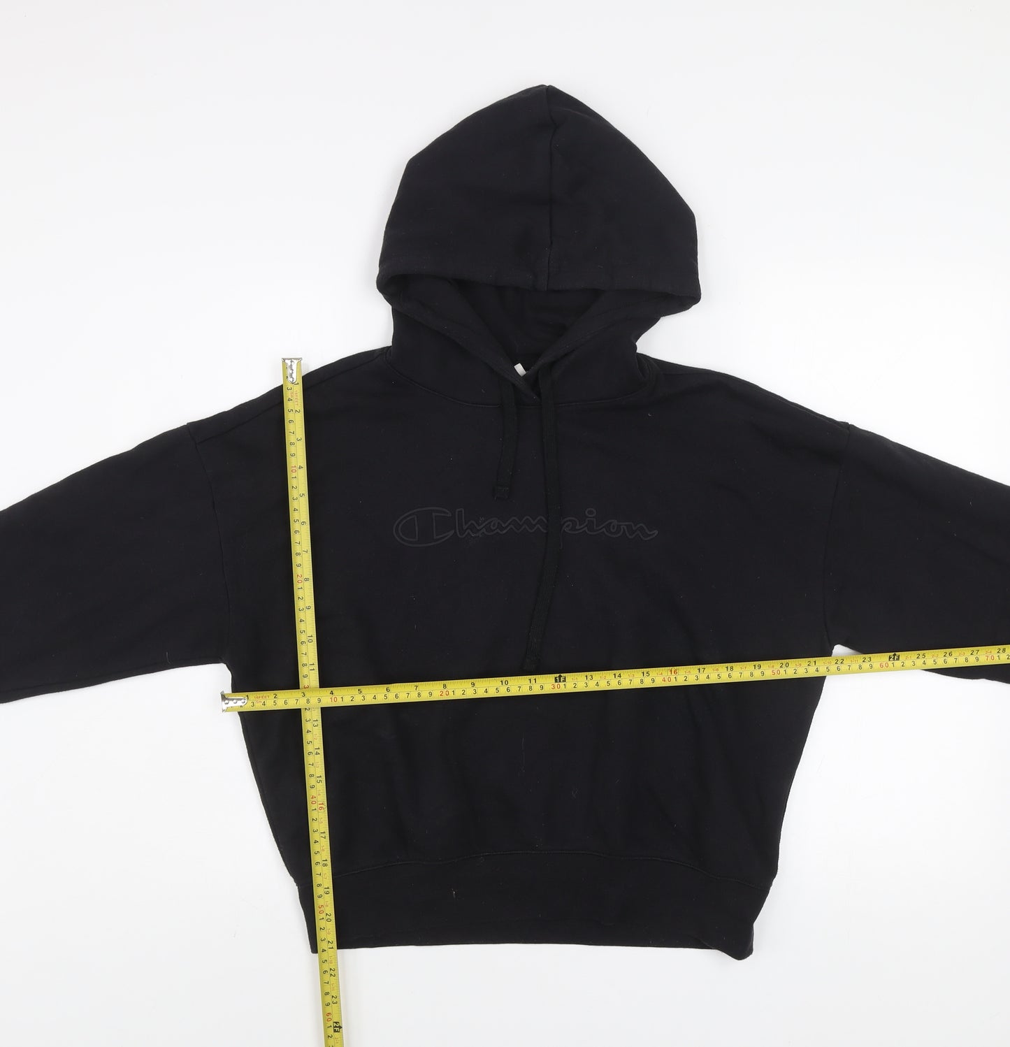 Champion Women's Black Medium Pullover Hoodie Sweatshirt