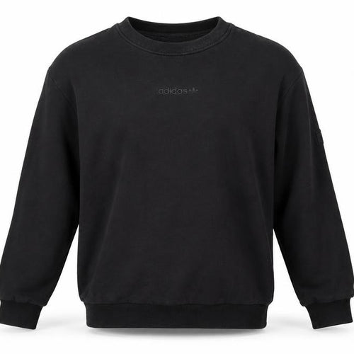 Adidas Men's Black Crew Neck Sweatshirt Size M Cotton Blend Casual