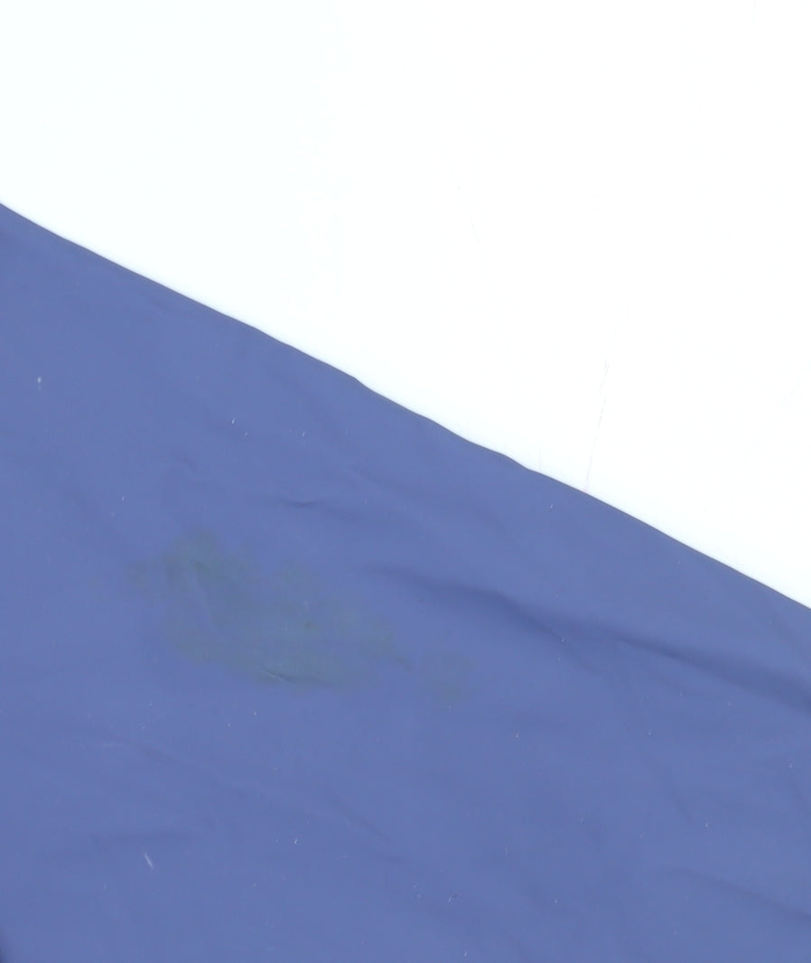 Columbia Blue Waterproof Hooded Rain Jacket Unisex M