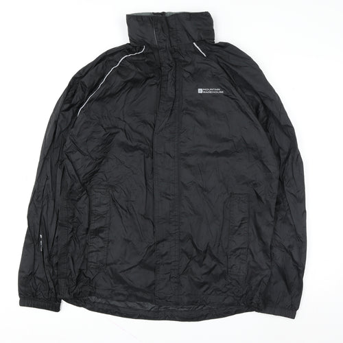 Mountain Warehouse Men's Black XS Windbreaker Lightweight Jacket