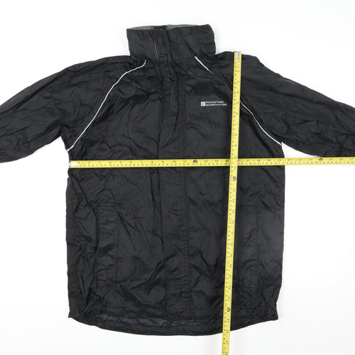 Mountain Warehouse Men's Black XS Windbreaker Lightweight Jacket
