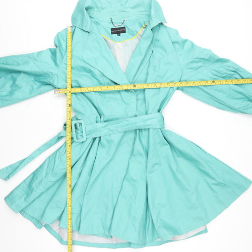 Marks and Spencer Women’s Green Belted Trench Coat Size 18