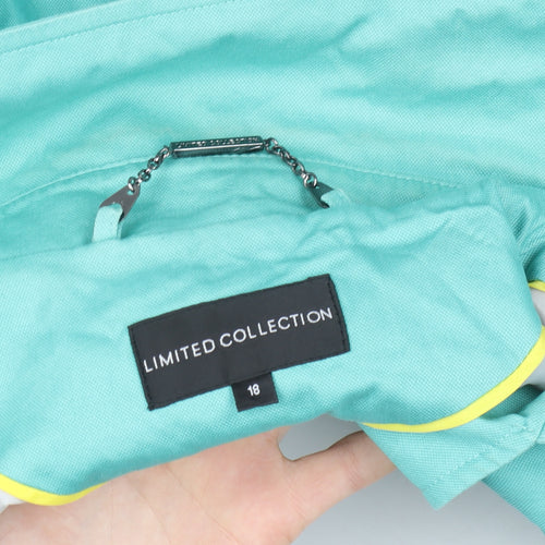 Marks and Spencer Women’s Green Belted Trench Coat Size 18