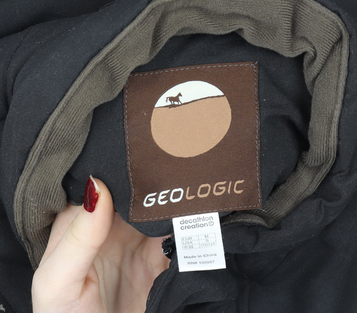 Geologic Men's Black Padded Bodywarmer Waistcoat M Outdoor Zip Vest