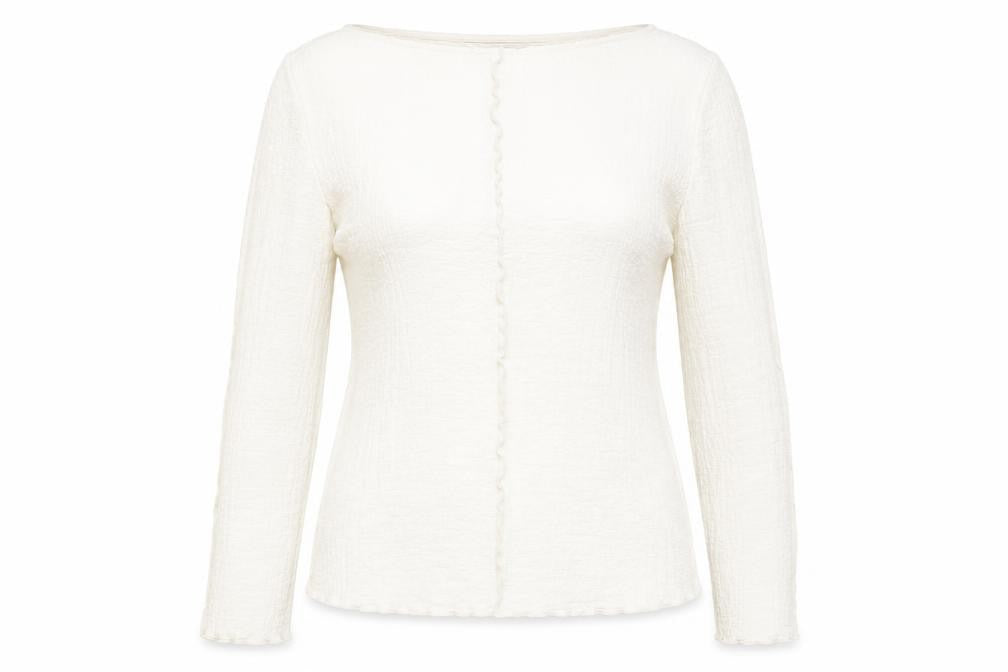 Marks and Spencer Women’s Ivory Long Sleeve Stretch Blouse Size 10