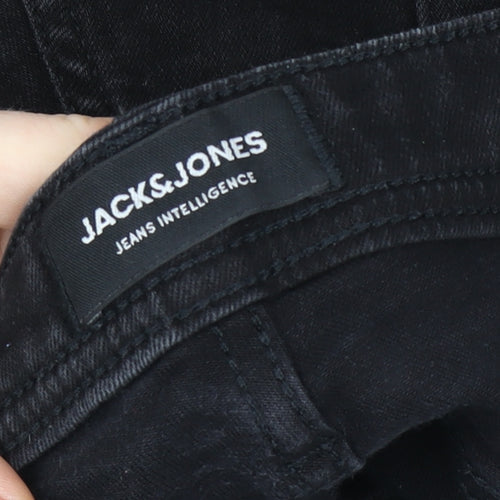 Jack & Jones Men's Black Slim Fit Denim Jeans 32x32