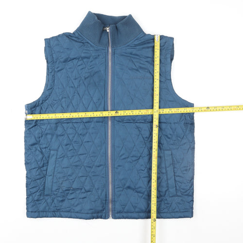 Calvin Klein Jeans Women's Blue Quilted Waistcoat XL Polyester Vest