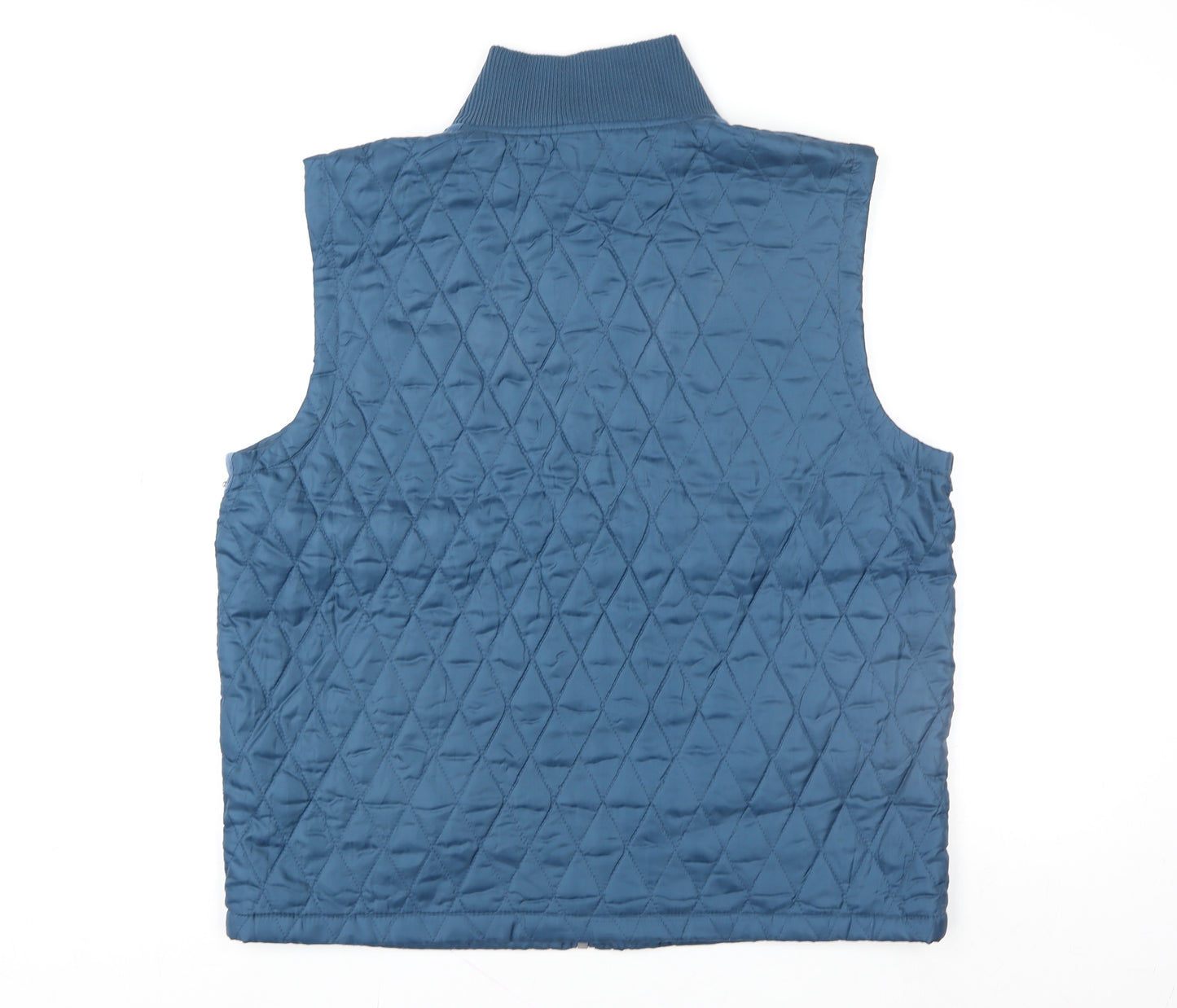 Calvin Klein Jeans Women's Blue Quilted Waistcoat XL Polyester Vest