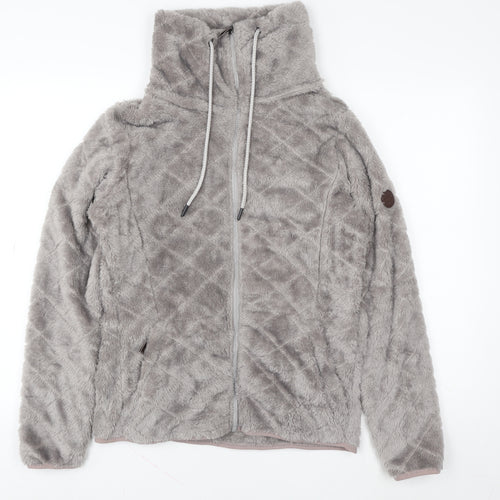 9th Avenue Women's Grey Fleece Full Zip Jacket Size S