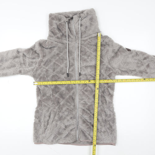 9th Avenue Women's Grey Fleece Full Zip Jacket Size S