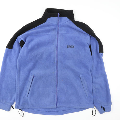 Regatta Mens Blue Fleece Full Zip Outdoor Jacket Size L