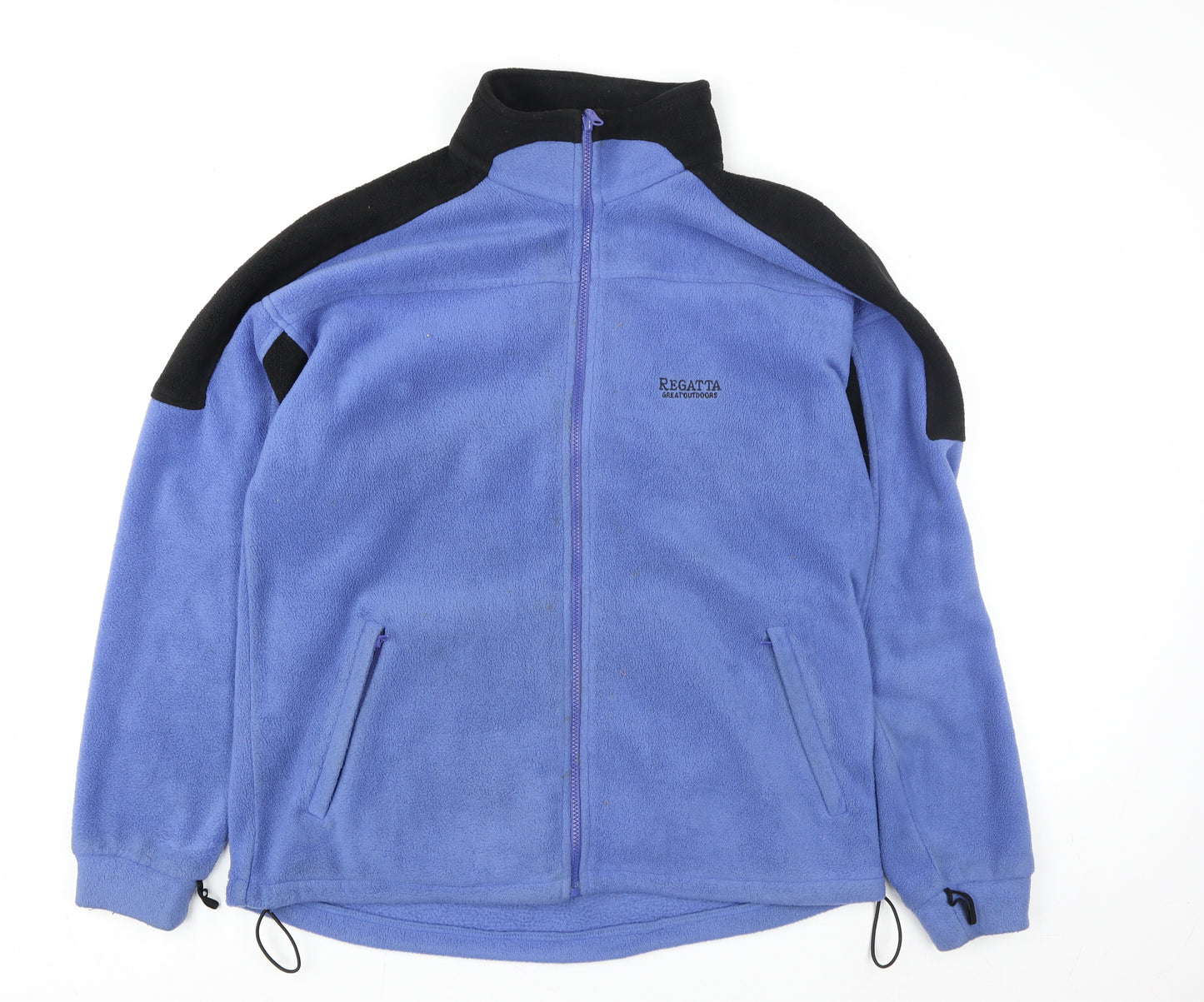 Regatta Mens Blue Fleece Full Zip Outdoor Jacket Size L