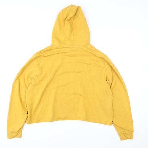 Puma Men's Yellow Pullover Hoodie Size L Sports Jersey Sweatshirt