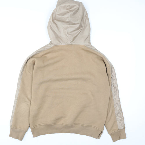 NewColor Womens Beige Hoodie Size 8 Pullover Hooded Sweatshirt