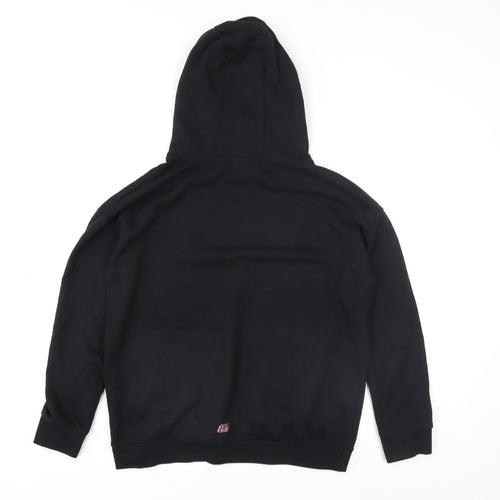 Skechers Girls Black Hoodie 12-13 Years Pullover Hooded Sweatshirt