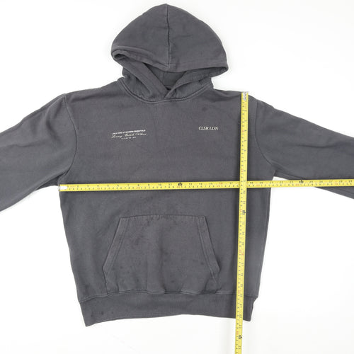 Closure LDN Women’s Grey Pullover Hoodie Size M Cotton Blend