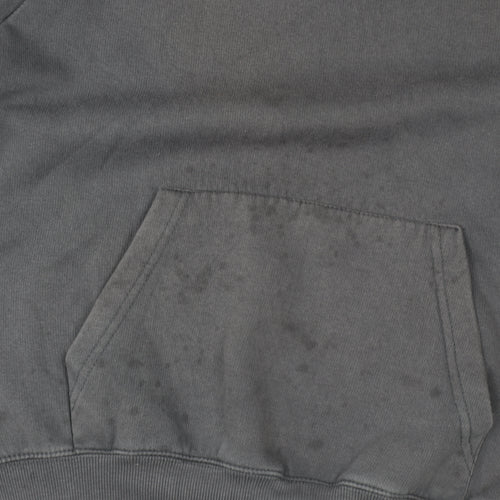 Closure LDN Women’s Grey Pullover Hoodie Size M Cotton Blend