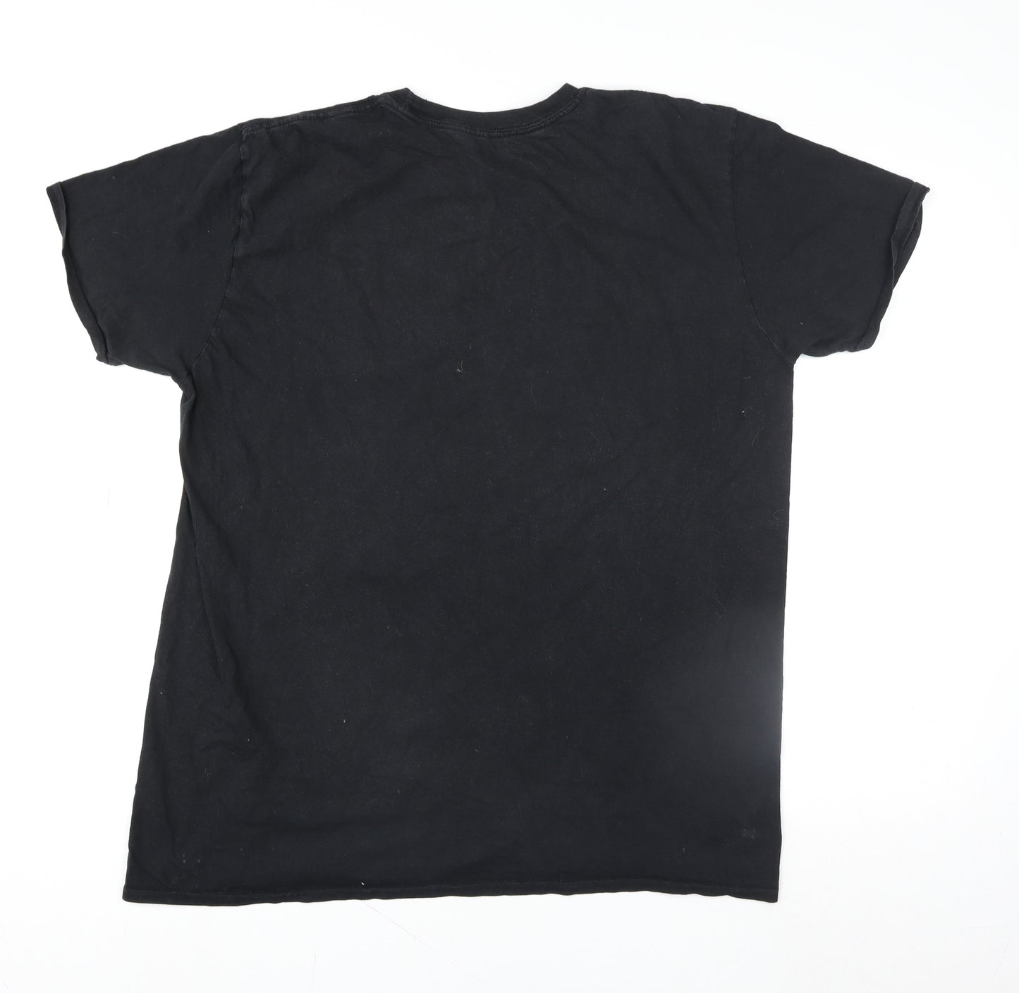 My Hero Academia Mens Black Large Anime Graphic Crew Neck T-Shirt