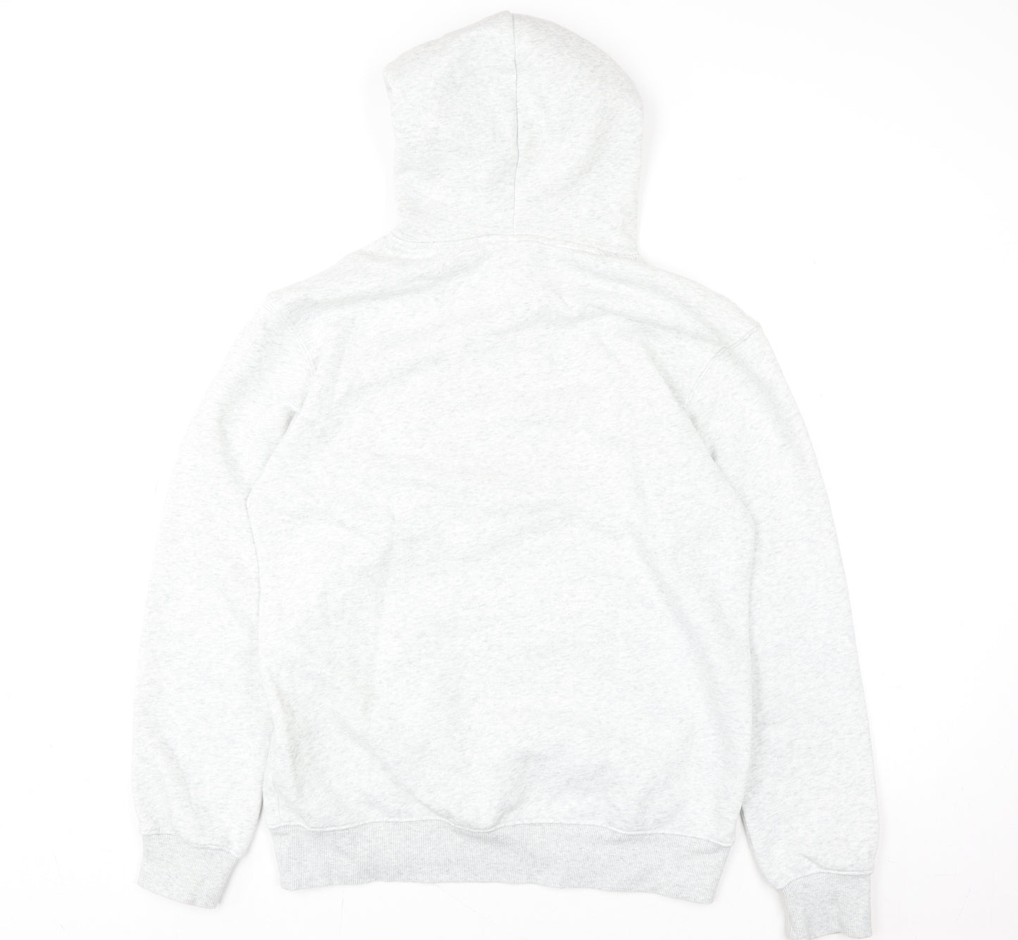 H&M Women’s Grey Hooded Pullover Sweatshirt Size S Cotton Blend