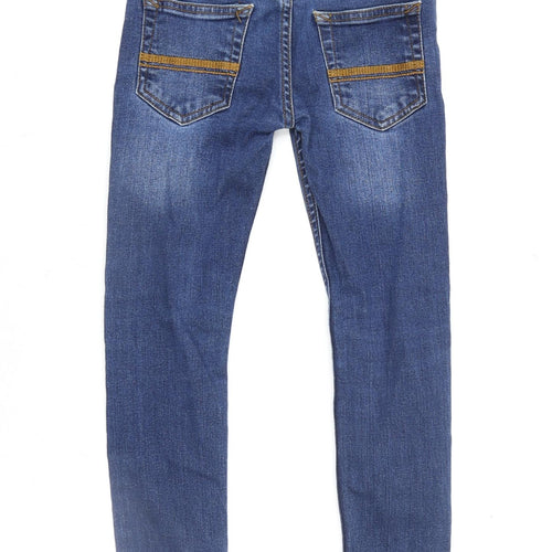 Ben Sherman Girls Blue Skinny Jeans 6 Years Adjustable Waist Denim