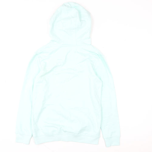 Bluezoo Girls Blue Sequin Dog Pullover Hoodie Age 9-10 Years