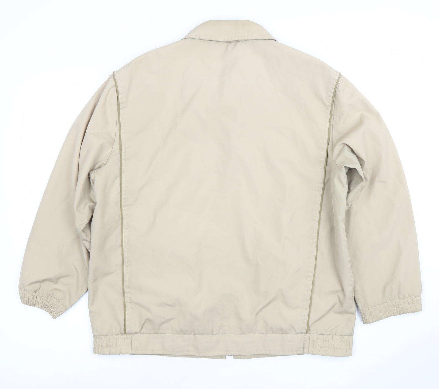 Fortress Men's Beige L Basic Zip-Up Work Jacket 44in