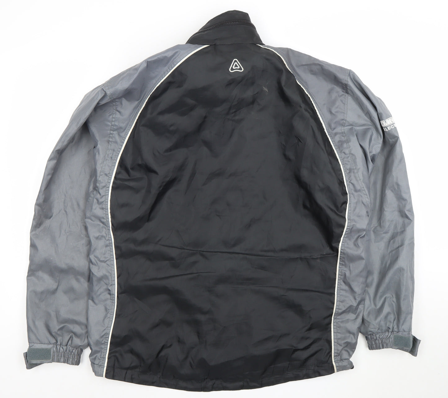 Azzurri Sport Men’s Black Mid-Length Lightweight Zip Jacket M