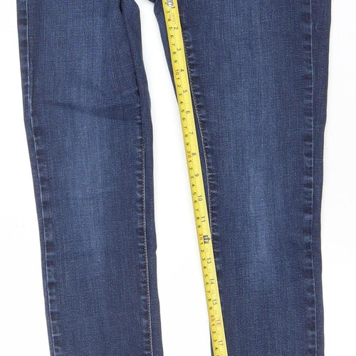 Seraphine Women's Blue Maternity Skinny Jeans Size 10 UK Stretch Denim