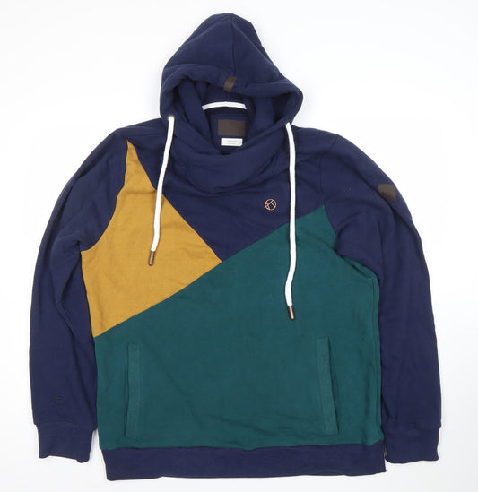 Kazane Men’s Multicoloured 2XL Pullover Hoodie with Drawstring