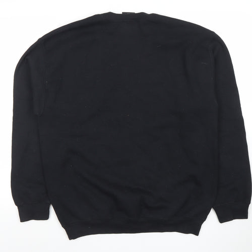 Absolute Cult Men's Black The Mandalorian Pullover Sweatshirt M