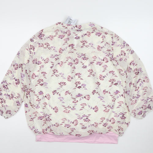 Gerard Womens Multicoloured Floral Tunic Blouse Size 14