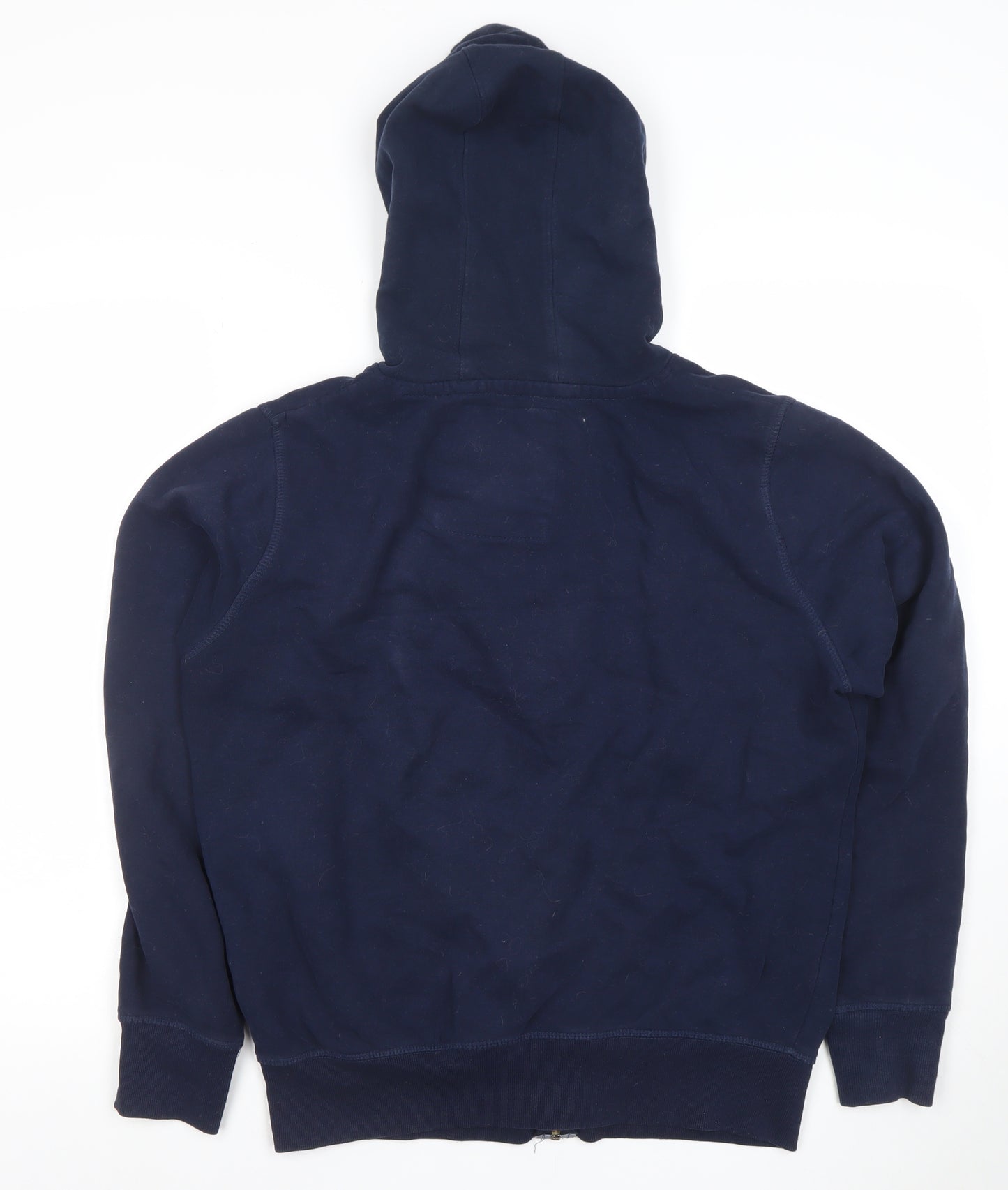 TVOE Men's Blue Full Zip Hoodie S 46 Brooklyn Athletics Graphic