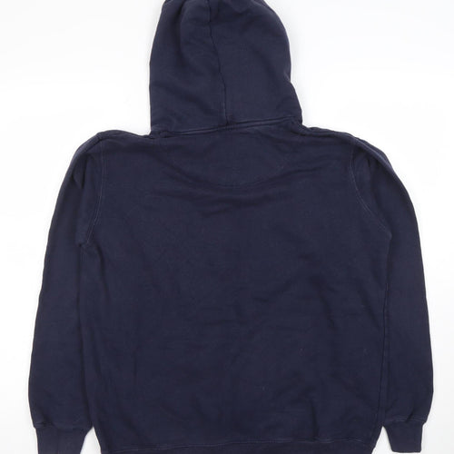 Marvel Men’s Blue Pullover Hoodie Size M Graphic Superhero Sweatshirt