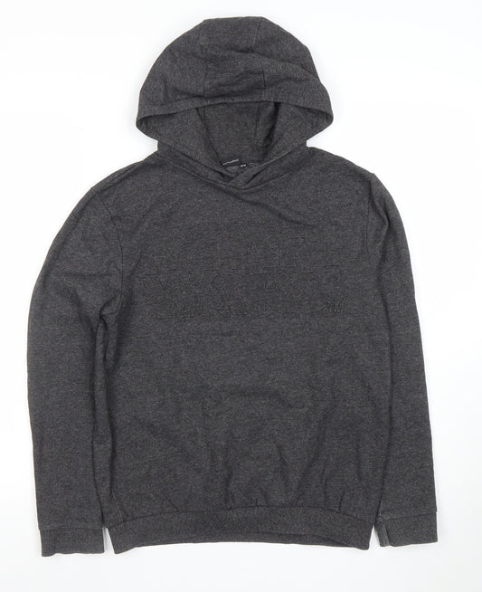 Star Wars Boys Dark Grey Pullover Hoodie Age 12-13 Years Cotton Blend