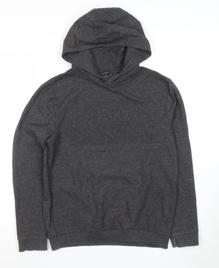 Star Wars Boys Dark Grey Pullover Hoodie Age 12-13 Years Cotton Blend