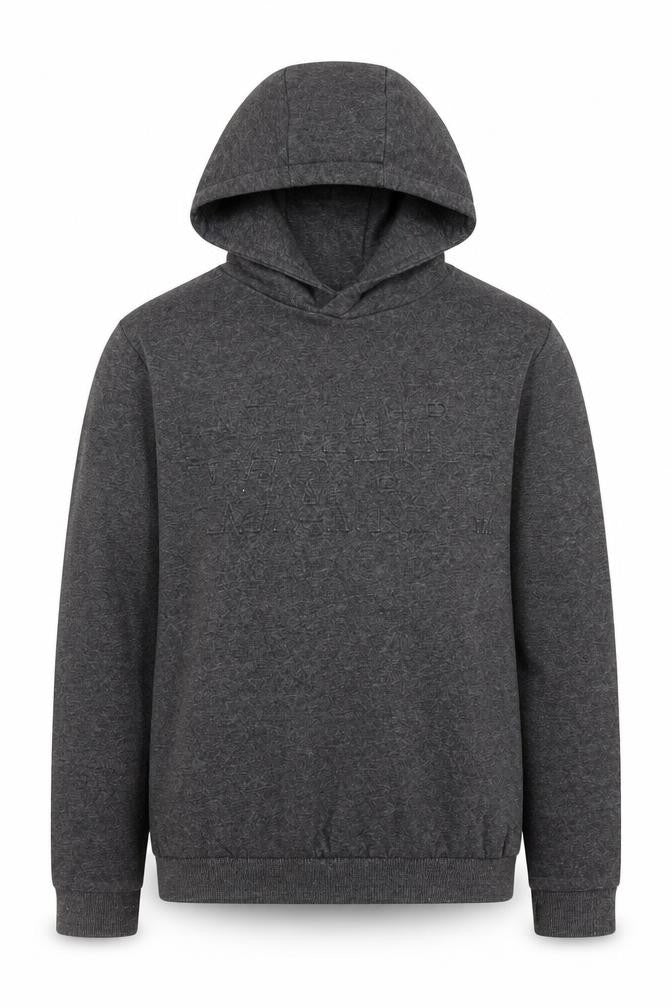 Front view of Star Wars boys’ dark grey pullover hoodie age 12-13 years cotton blend
