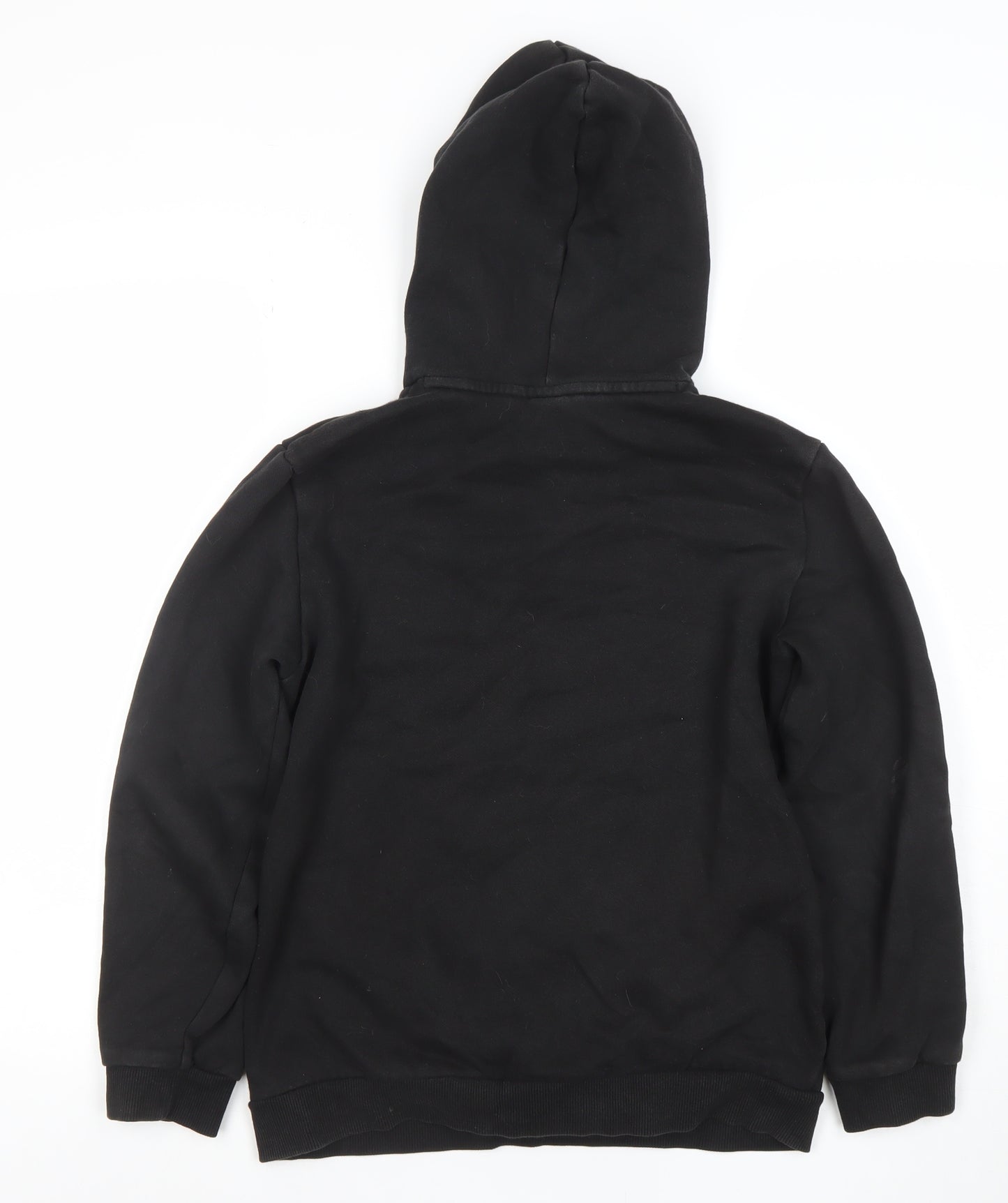 Puma Boys Black Pullover Hoodie Size 13-14 Years Cotton Blend