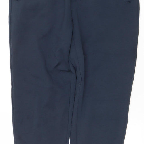 Dunnes Women’s Blue Jogger Trousers Size M Cotton Blend