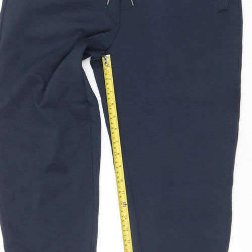 Dunnes Women’s Blue Jogger Trousers Size M Cotton Blend