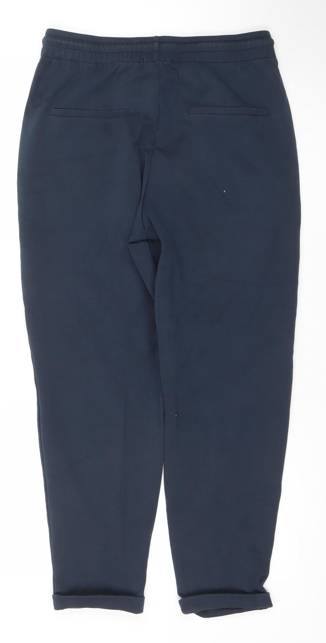 Dunnes Women’s Blue Jogger Trousers Size M Cotton Blend