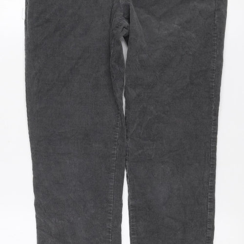 Part Two Womens Grey Corduroy Chino Trousers Size 8